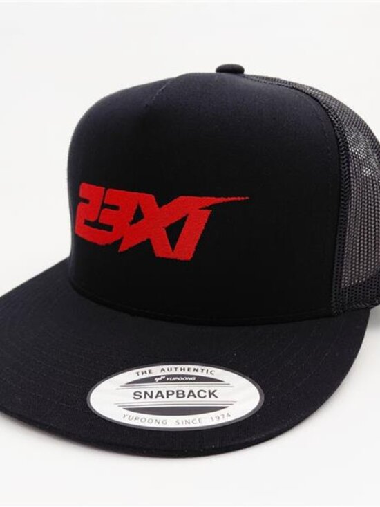 Handmade Other - RARE Quality 23XI Racing Bubba Wallace Yupoong Snapback Hat Black Flat Bill NWT